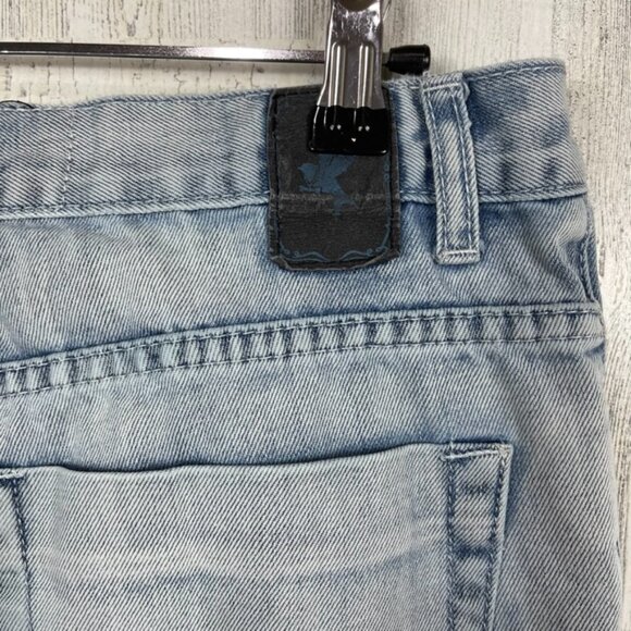 One Teaspoon Anthropologie denim jeans distressed wrecked boyfriend blue size 27 - Picture 10 of 10